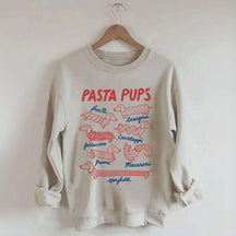 Comfort Colors Pasta Pups Dog Sweatshirt