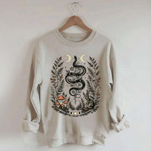 Celestial Floral Celestial Floral Snake Moon Sweatshirt