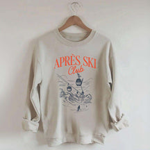 Retro Ski Lodge Sweatshirt