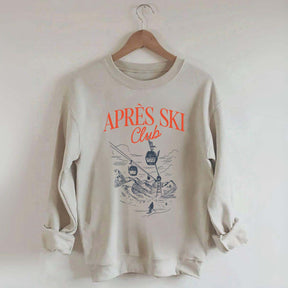 Retro Ski Lodge Sweatshirt