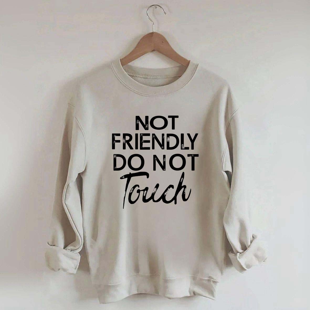 Not Friendly Do Not Touch Sweatshirt