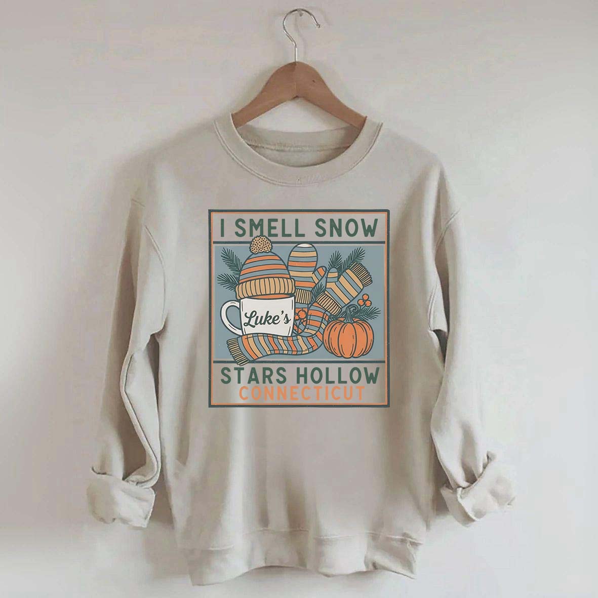 I Smell Snow Cozy Winter Season Sweatshirt