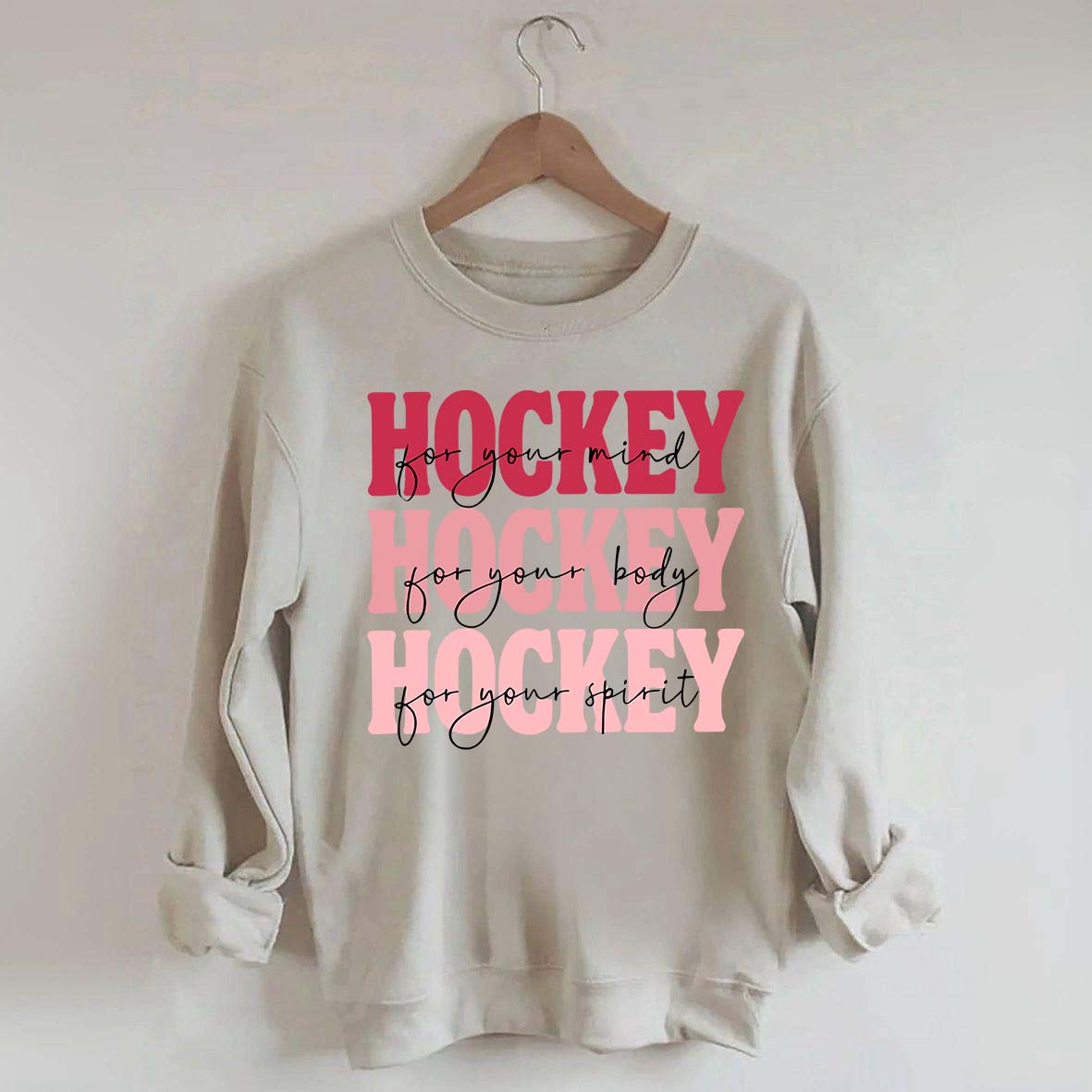 Hockey For Your Mind Motivational Sweatshirt