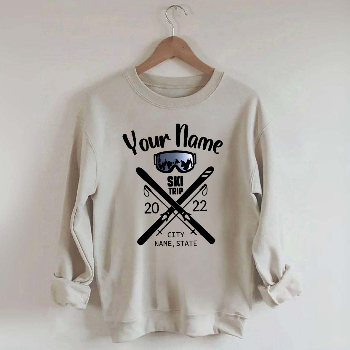 Personalized Snow Trip Sweatshirt