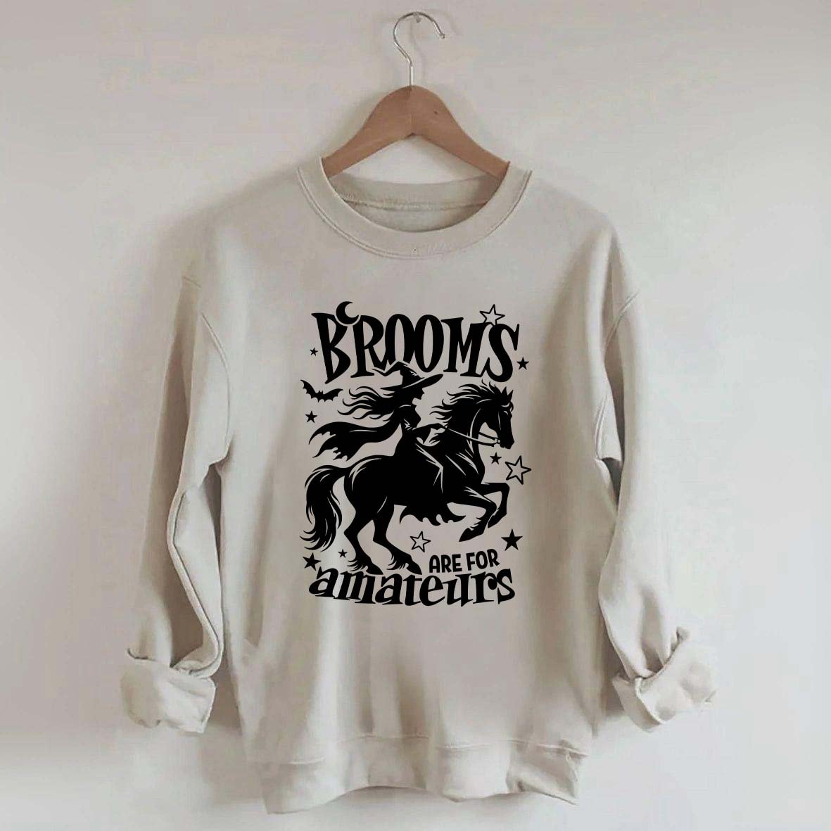 Funny Witch Riding Horse Sweatshirt