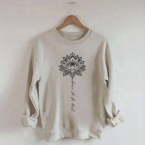 Choose To Be Kind Flower Mandala Sweatshirt