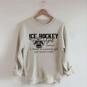 Personalized Hockey Girl Sweatshirt
