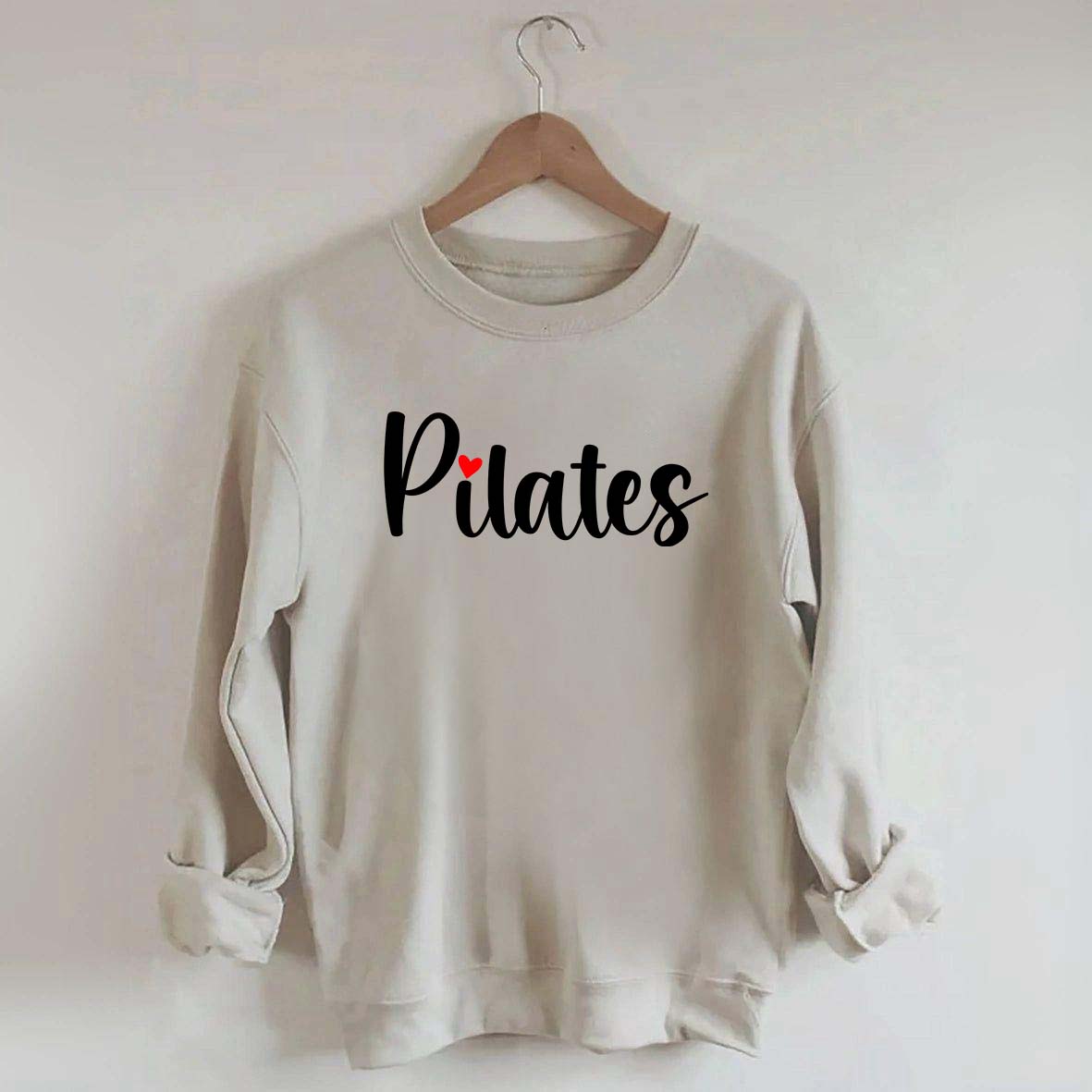 Pilates Red Heart Sweatshirt