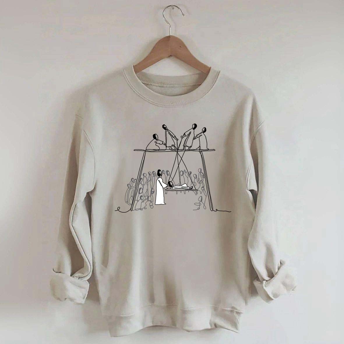 Jesus Heals The Man Of Palsy Sweatshirt