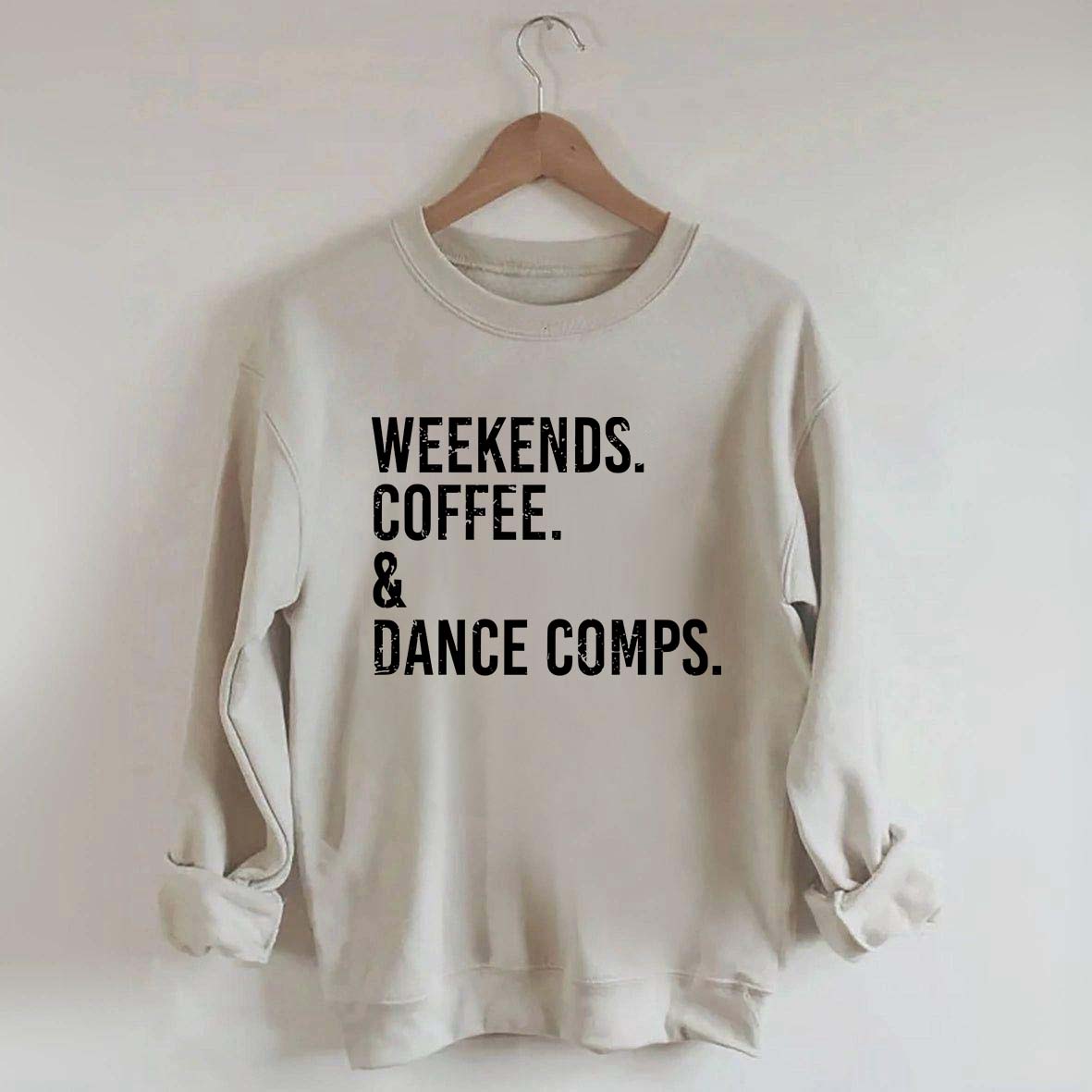 Retro Weekends Coffee and Dance Sweatshirt