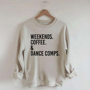 Retro Weekends Coffee and Dance Sweatshirt
