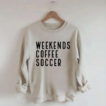 Weekend Coffee Soccer Mom Sweatshirt