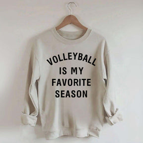 Minimalist Volleyball Is My Favorite Season Sweatshirt