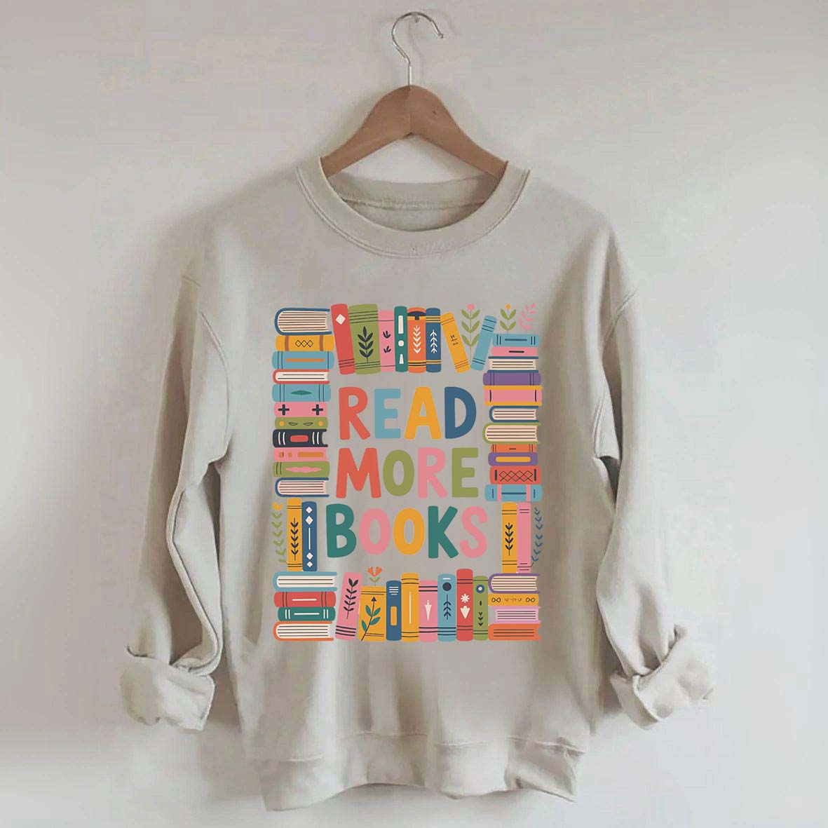 Read More Books Cute Librarian Sweatshirt
