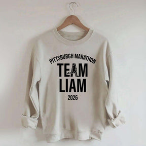 Custom Supporter Team Group Runner's Race Team Sweatshirt
