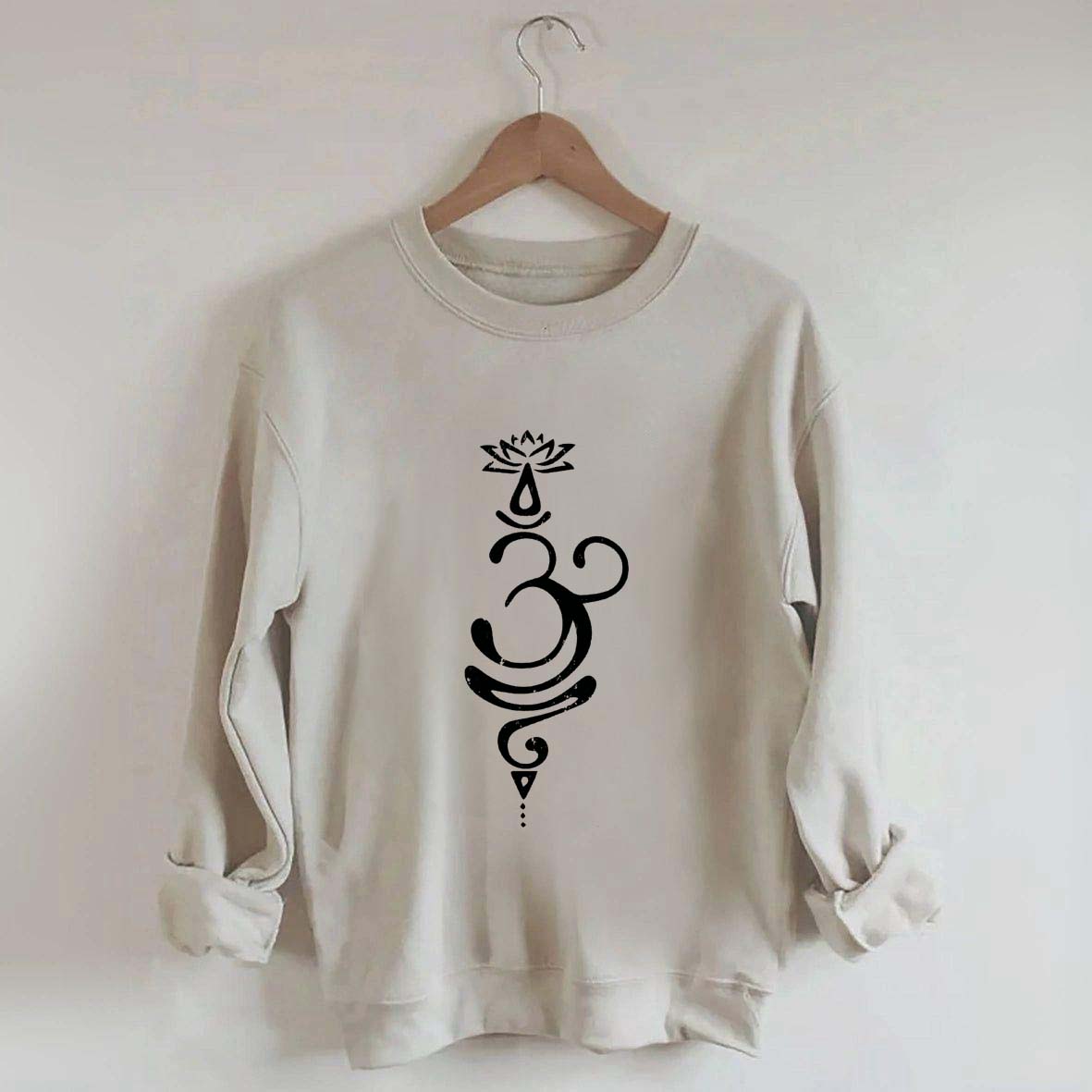 Breathe Symbol Yoga Sweatshirt