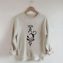 Breathe Symbol Yoga Sweatshirt