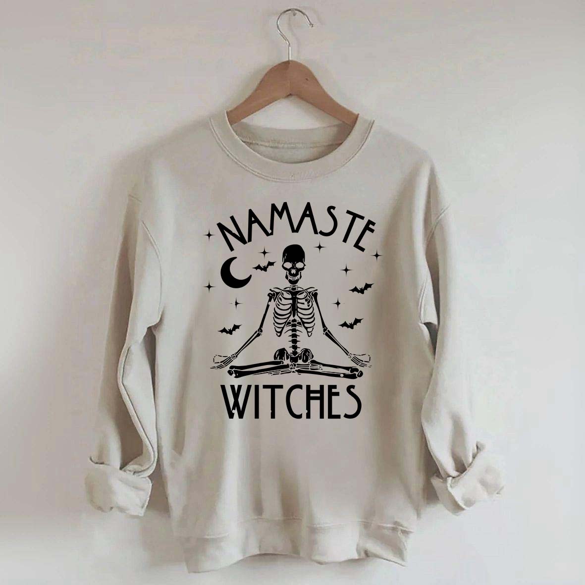 Namaste Witches Skeleton Yoga Sweatshirt