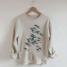 Birdwatching Vintage Shorebirds Sweatshirt