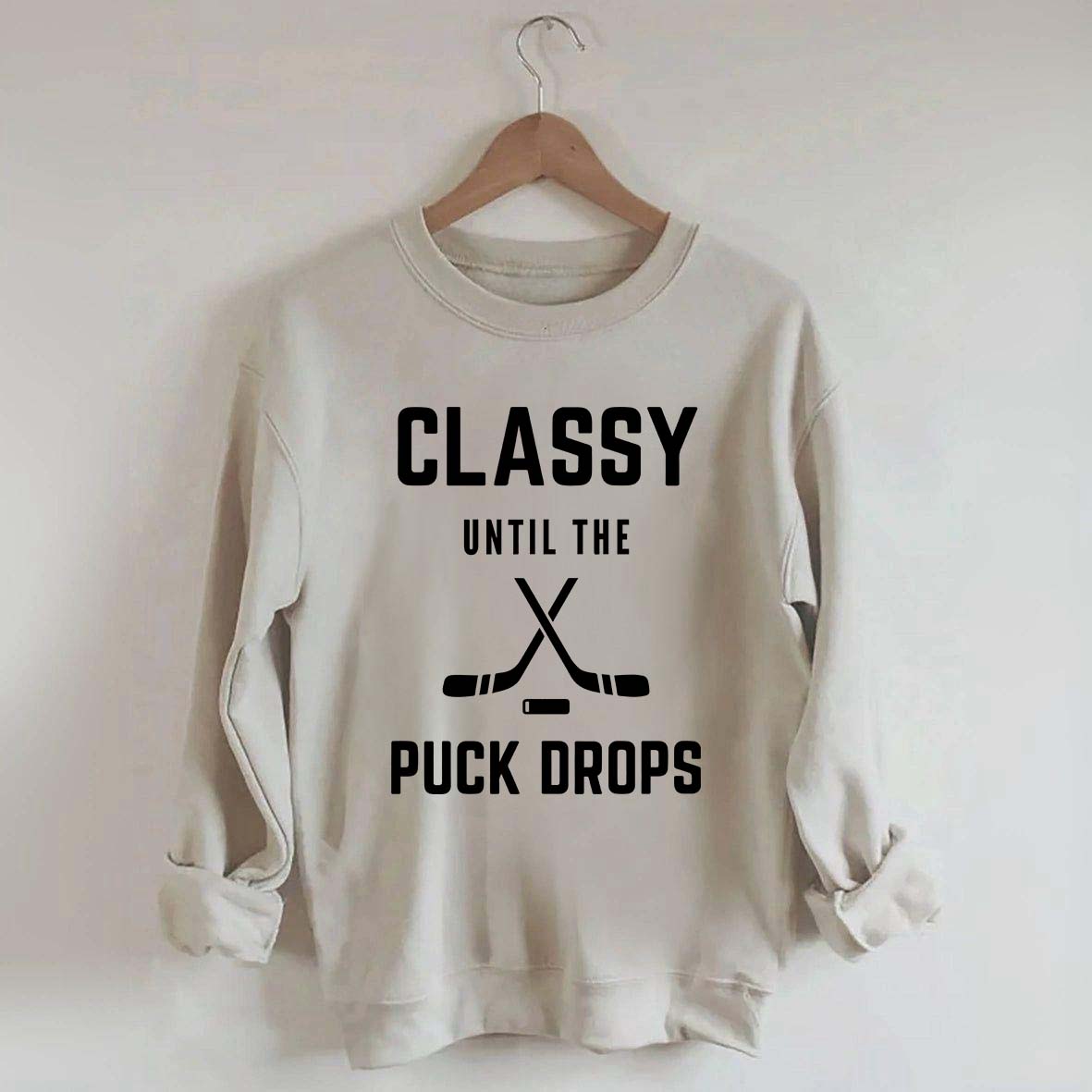 Classy Hockey Mom Sweatshirt