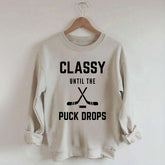 Classy Hockey Mom Sweatshirt