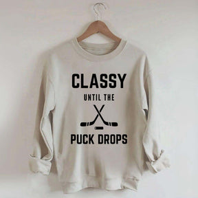 Classy Hockey Mom Sweatshirt