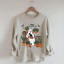 Oops I Got Another Plant Ghost Sweatshirt