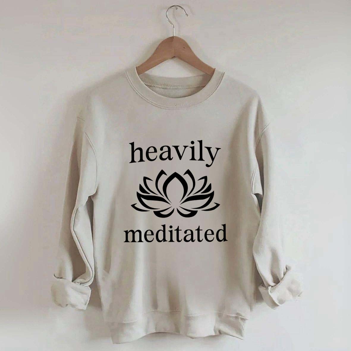 Heavily Meditated Yoga Lotus Flower Sweatshirt