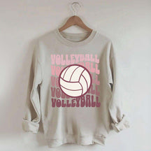 Retro Groovy VolleyBall Player Sweatshirt
