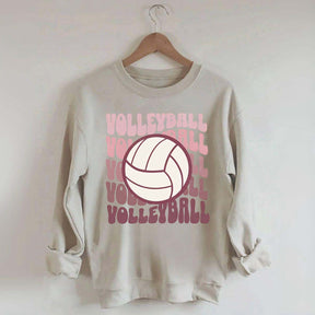 Retro Groovy VolleyBall Player Sweatshirt