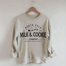 North Pole Milk and Cookie Co Sweatshirt