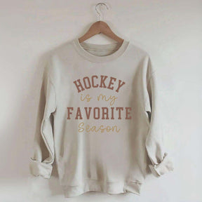 Comfort Color Hockey is My Favorite Season Sweatshirt