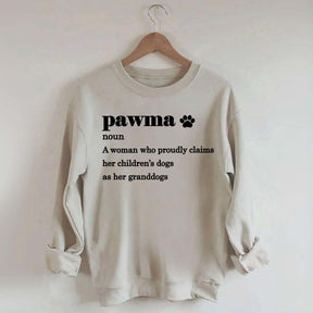 Pawma Definition Dog Mom Sweatshirt