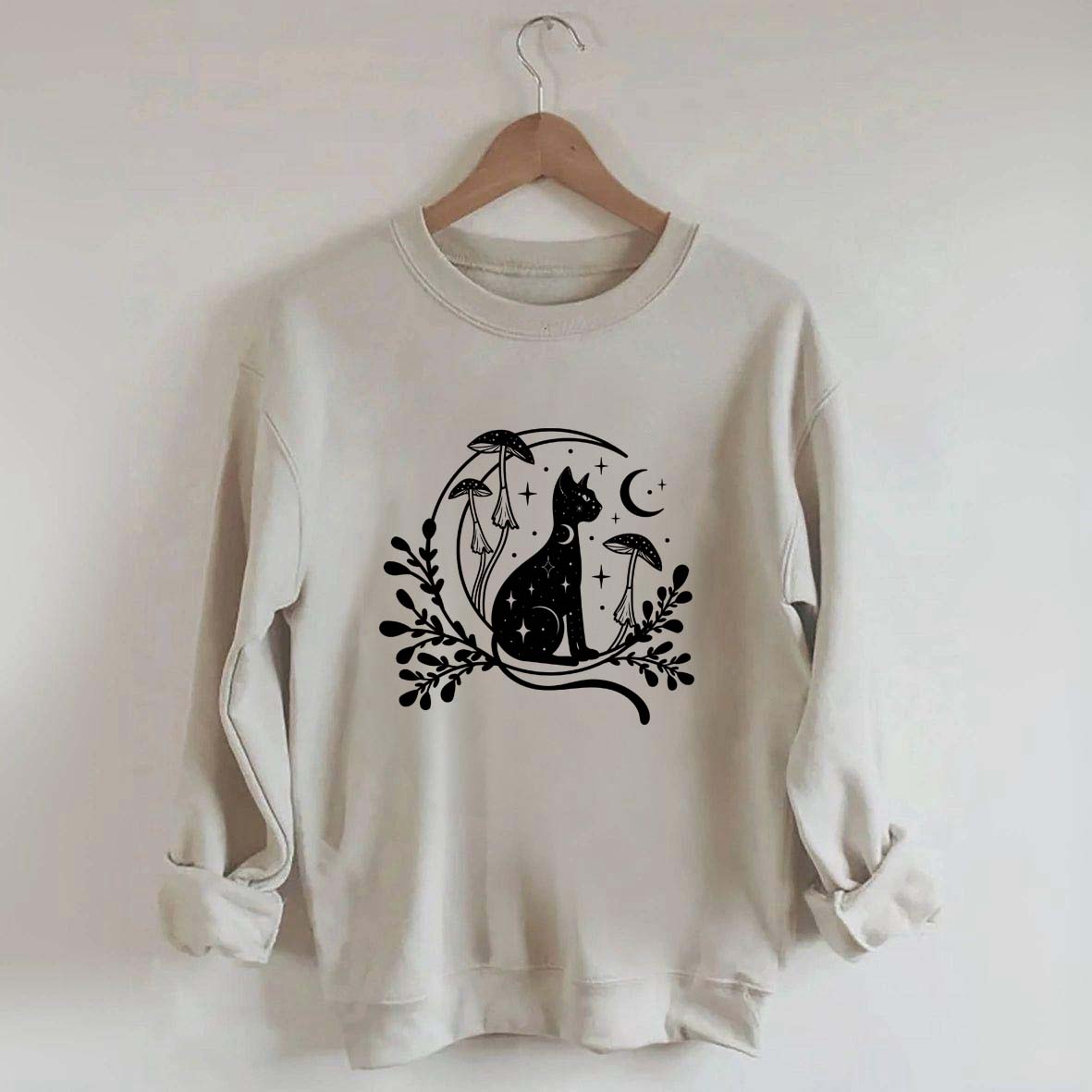 Celestial Cat Spiritual Sweatshirt