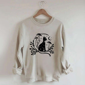 Celestial Cat Spiritual Sweatshirt