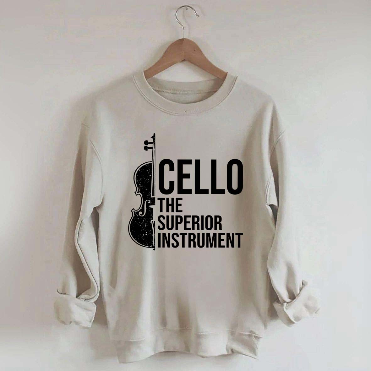 Cello Superior Instrument Music Sweatshirt