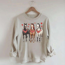 Valentines Horse Sweatshirt