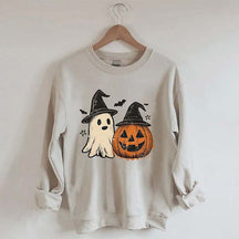 Preppy Floral Pumpkin Sweatshirt