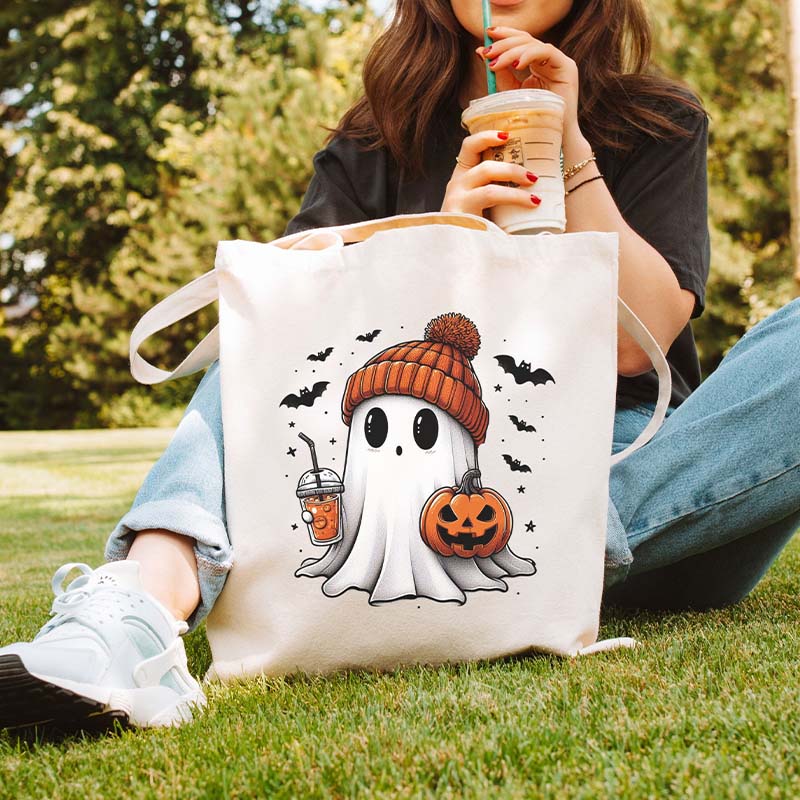 Halloween Spooky Cute Ghost Tote Bag