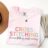 Cross Stitch Funny Crafting T-Shirt