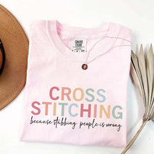 Cross Stitch Funny Crafting T-Shirt