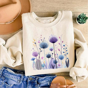 Cute Spring Wildflowers Sweatshirt