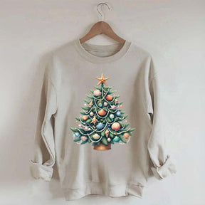 Seashell Christmas on The Beach Sweatshirt