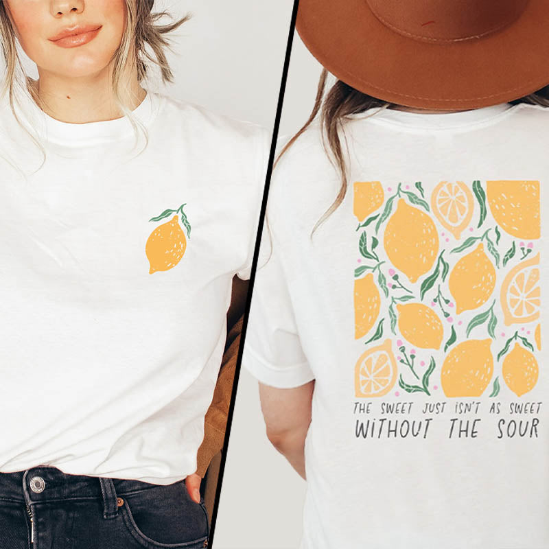 Lemons Hippie Flowers Motivational T-Shirt