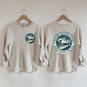 Mother Ocean Lyrics Sweatshirt
