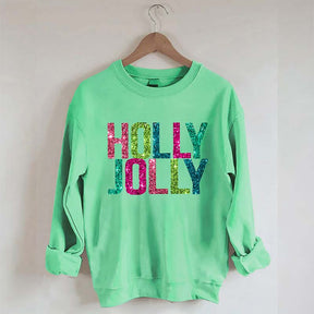 Holly Jolly Printed Sweatshirt