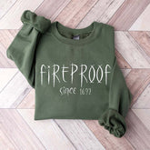 Fireproof Since 1692 Halloween Sweatshirt