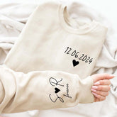 Personalized Date Initials Anniversaries Sweatshirt