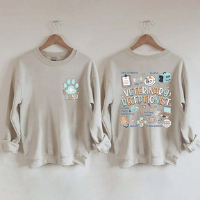 Custom Veterinary Receptionist Sweatshirt