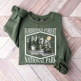 Retro Funny Forbidden Forest National Park Sweatshirt
